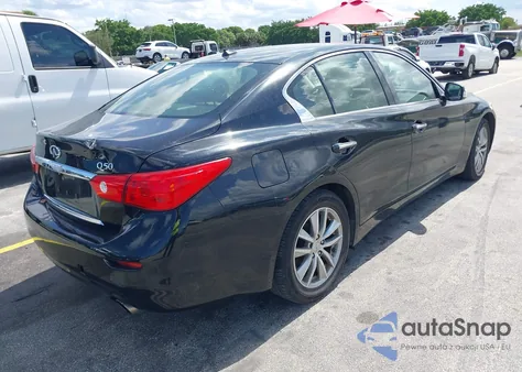 2016 Infiniti Q50 2.0T Premium from USA, damaged, VIN JN1CV7AP3GM203733